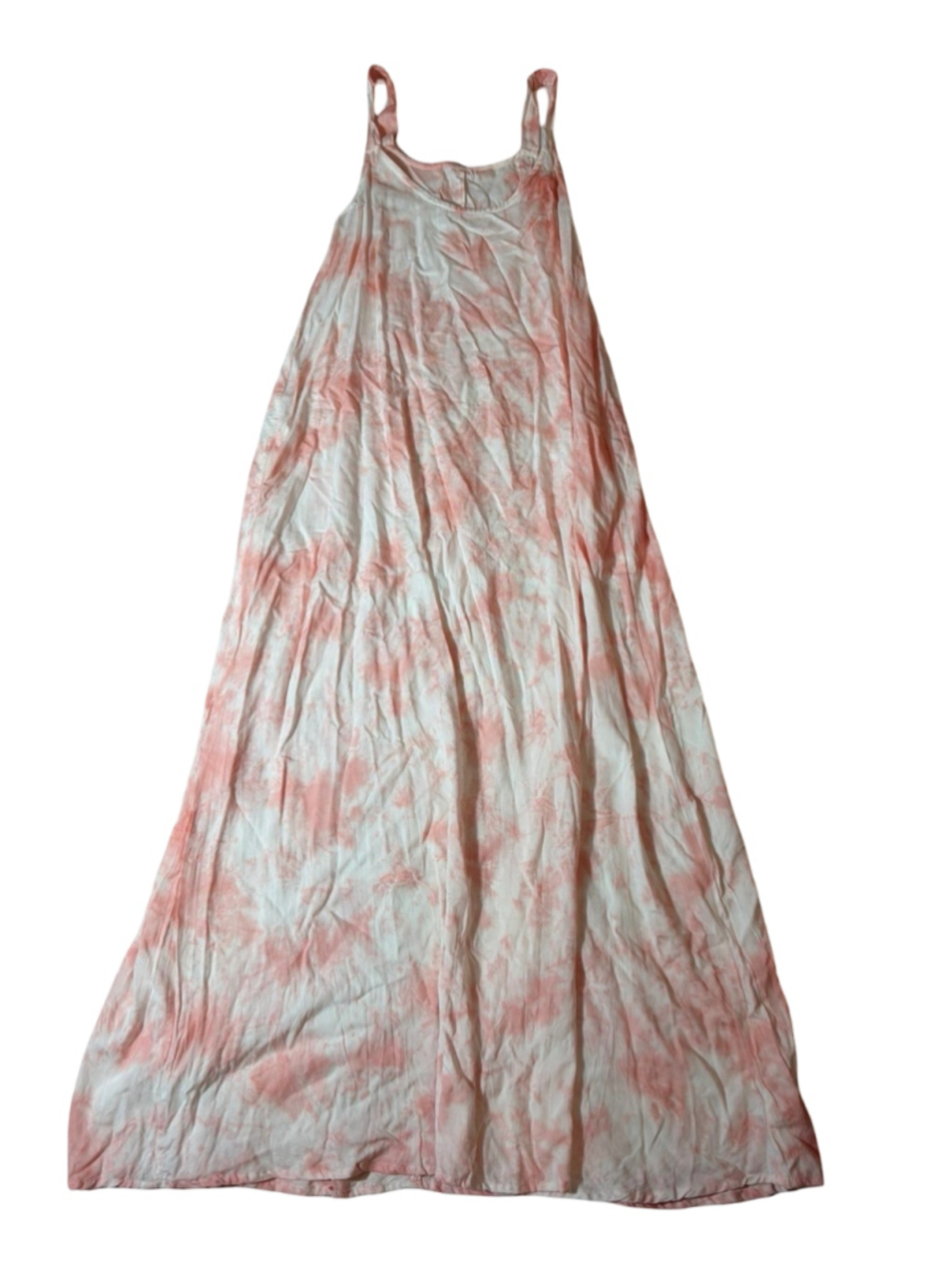 Day Break Pink Tie Dye Maxi Dress Women’s No Size Boho Beach Resort Flowy